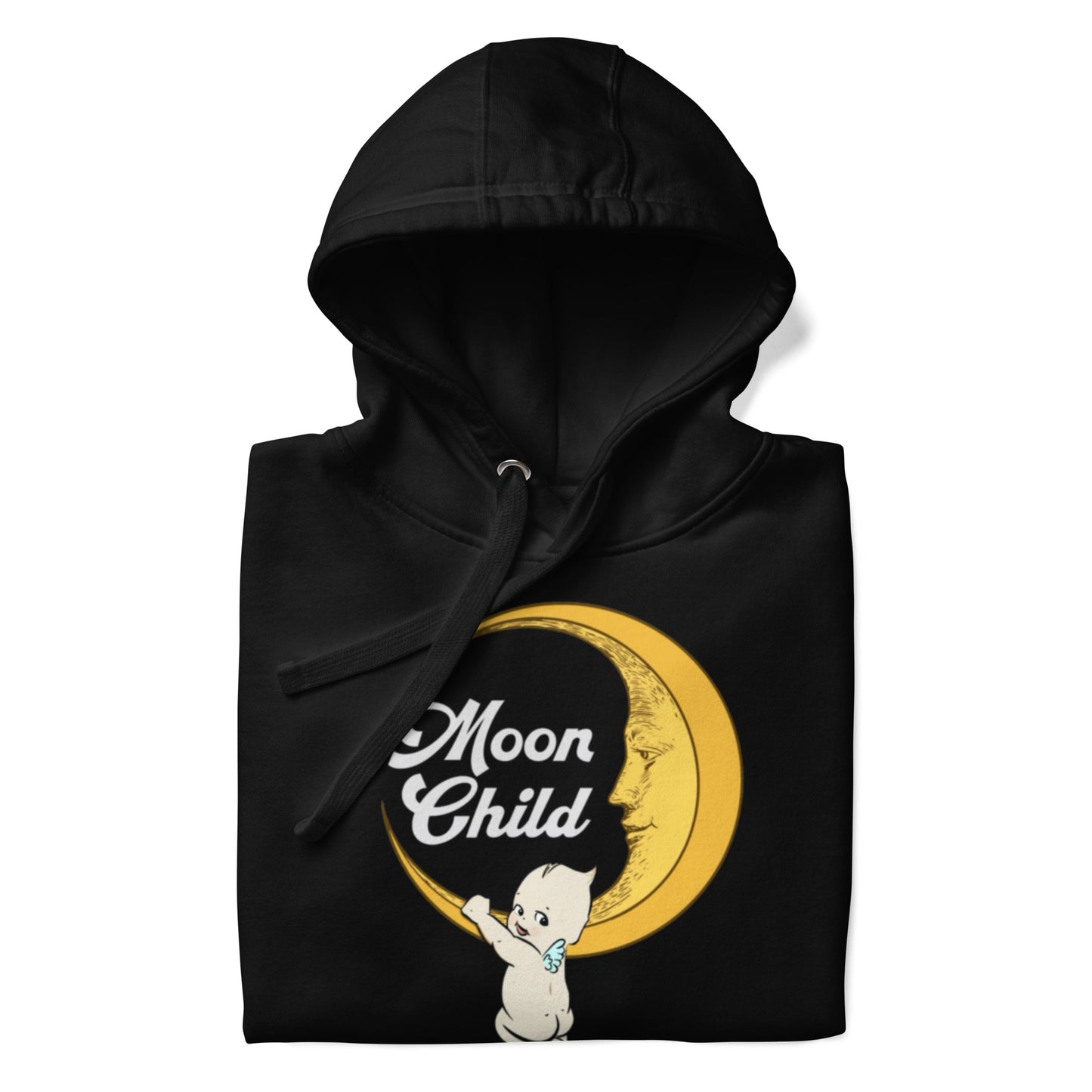 Moon Child Unisex Hoodie Black