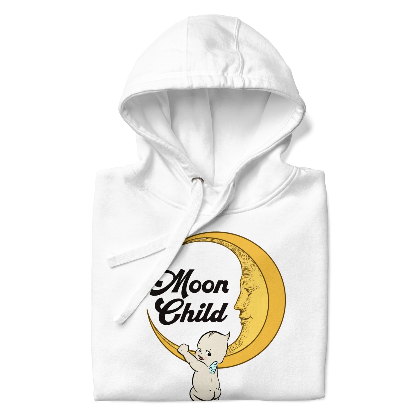 Moon Child Unisex Hoodie White