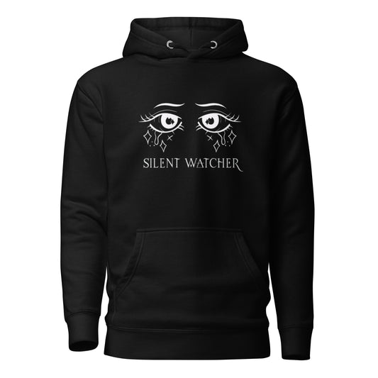 Silent Watcher Unisex Hoodie Black