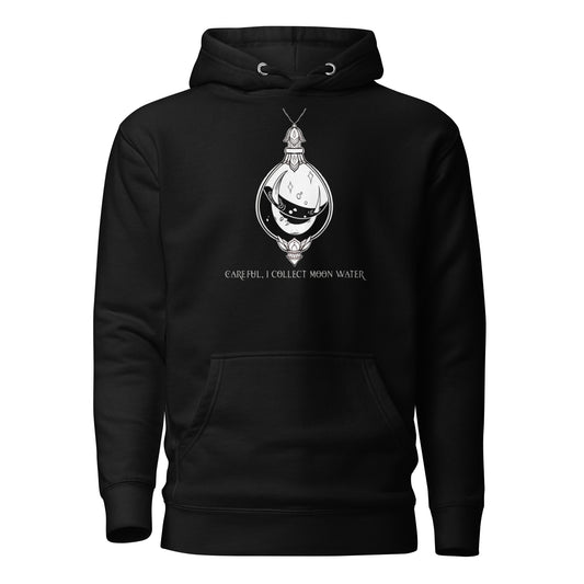 Careful, I Collect Moon Water Unisex Hoodie Black